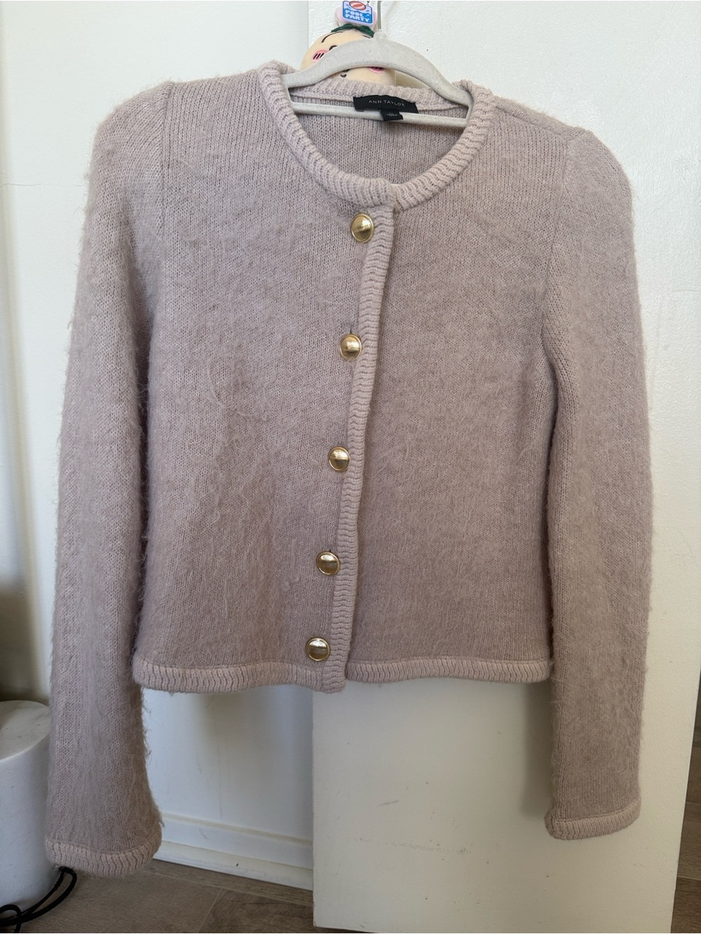 Brushed Knit Cardigan Sweater